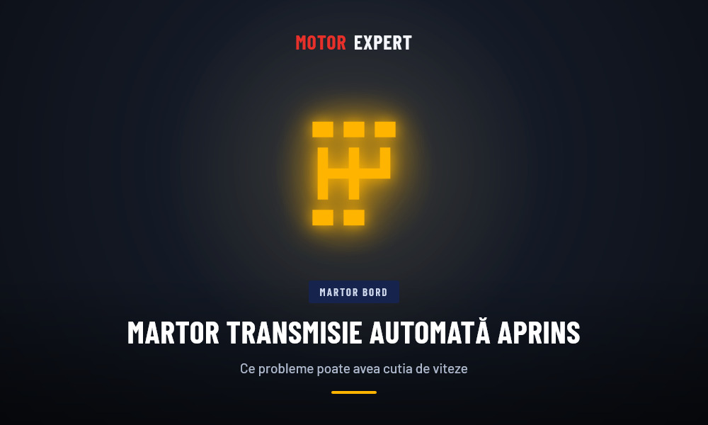 Martor transmisie automată aprins