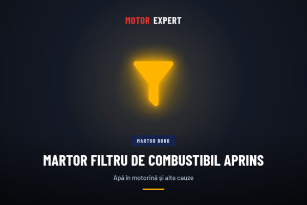Martor filtru de combustibil aprins