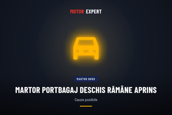 Martor portbagaj deschis